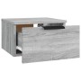 Wall bedside table 2 pcs Sonoma gray color 34x30x20 cm by , Lockers and storage cabinets - Ref: Foro24-817090, Price: 60,27 €...