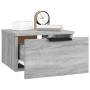 Wall bedside table 2 pcs Sonoma gray color 34x30x20 cm by , Lockers and storage cabinets - Ref: Foro24-817090, Price: 60,27 €...
