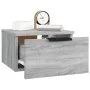 Wall bedside table 2 pcs Sonoma gray color 34x30x20 cm by , Lockers and storage cabinets - Ref: Foro24-817090, Price: 59,29 €...