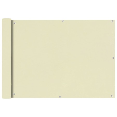 Toldo para balcón tela oxford 75x600 cm crema de vidaXL, Sombrillas - Ref: Foro24-42337, Precio: 21,18 €, Descuento: %