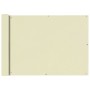 Toldo para balcón tela oxford 75x600 cm crema de vidaXL, Sombrillas - Ref: Foro24-42337, Precio: 21,18 €, Descuento: %