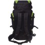 Mochila de senderismo XXL negro y verde 75 l