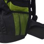 Mochila de senderismo XXL negro y verde 75 l