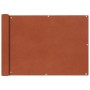 Balcony awning terracotta oxford fabric 75x400 cm by vidaXL, Umbrellas - Ref: Foro24-42328, Price: 21,04 €, Discount: %