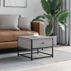 Sonoma-Couchtisch aus grauem Sperrholz, 51 x 51 x 40 cm von , Couchtisch - Ref: Foro24-833978, Preis: 40,14 €, Rabatt: %