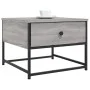 Sonoma-Couchtisch aus grauem Sperrholz, 51 x 51 x 40 cm von , Couchtisch - Ref: Foro24-833978, Preis: 39,64 €, Rabatt: %