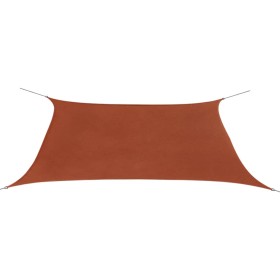 Toldo de vela rectangular tela Oxford terracota 2x4 m de vidaXL, Sombrillas - Ref: Foro24-42308, Precio: 39,88 €, Descuento: %