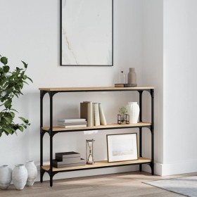 Sonoma oak engineered wood console table 100x22.5x75 cm by , Side tables - Ref: Foro24-834026, Price: 51,72 €, Discount: %