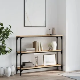 Sonoma oak engineered wood console table 100x22.5x75 cm by , Side tables - Ref: Foro24-834026, Price: 50,98 €, Discount: %