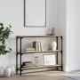Mesa consola madera de ingeniería roble Sonoma 100x22,5x75 cm de , Mesas auxiliares - Ref: Foro24-834026, Precio: 50,88 €, De...
