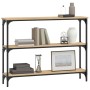 Sonoma oak engineered wood console table 100x22.5x75 cm by , Side tables - Ref: Foro24-834026, Price: 51,72 €, Discount: %