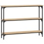 Sonoma oak engineered wood console table 100x22.5x75 cm by , Side tables - Ref: Foro24-834026, Price: 51,72 €, Discount: %