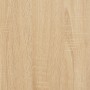 Mesa consola madera de ingeniería roble Sonoma 100x22,5x75 cm