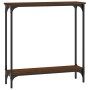 Oak brown engineered wood console table 75x22.5x75 cm by , Side tables - Ref: Foro24-834024, Price: 37,97 €, Discount: %