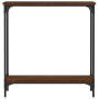 Oak brown engineered wood console table 75x22.5x75 cm by , Side tables - Ref: Foro24-834024, Price: 37,97 €, Discount: %