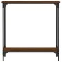 Oak brown engineered wood console table 75x22.5x75 cm by , Side tables - Ref: Foro24-834024, Price: 37,69 €, Discount: %