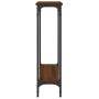 Oak brown engineered wood console table 75x22.5x75 cm by , Side tables - Ref: Foro24-834024, Price: 37,97 €, Discount: %
