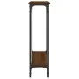 Oak brown engineered wood console table 75x22.5x75 cm by , Side tables - Ref: Foro24-834024, Price: 37,69 €, Discount: %