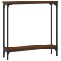Konsolentisch aus eichenbraunem Holzwerkstoff, 75 x 22,5 x 75 cm von , Seitentische - Ref: Foro24-834024, Preis: 37,97 €, Rab...