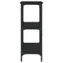 Black engineered wood console table 100x29x75 cm by , Side tables - Ref: Foro24-834100, Price: 53,35 €, Discount: %