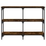 Smoked oak engineered wood console table 100x29x75 cm by , Side tables - Ref: Foro24-834102, Price: 51,39 €, Discount: %