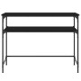 Black engineered wood console table 100x35.5x75 cm by , Side tables - Ref: Foro24-834045, Price: 58,07 €, Discount: %