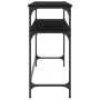 Black engineered wood console table 100x35.5x75 cm by , Side tables - Ref: Foro24-834045, Price: 57,22 €, Discount: %