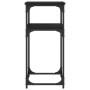 Black engineered wood console table 75x35.5x75 cm by , Side tables - Ref: Foro24-834070, Price: 45,50 €, Discount: %