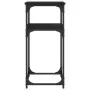 Black engineered wood console table 75x35.5x75 cm by , Side tables - Ref: Foro24-834070, Price: 44,94 €, Discount: %