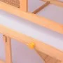 Tierkäfigstall mit Holzterrasse im Freien von vidaXL, Käfige und Lebensräume für Kleintiere - Ref: Foro24-170346, Preis: 215,...