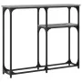 Sonoma gray engineered wood console table 90x22.5x75 cm by , Side tables - Ref: Foro24-834093, Price: 42,16 €, Discount: %