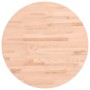 Round solid beech wood board Ø50x2.5 cm by , Table tops - Ref: Foro24-355915, Price: 44,06 €, Discount: %
