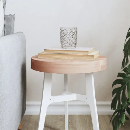 Round solid beech wood board Ø30x4 cm by , Table tops - Ref: Foro24-355920, Price: 28,36 €, Discount: %