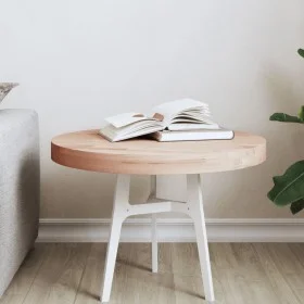 Round solid beech wood board Ø50x4 cm by , Table tops - Ref: Foro24-355922, Price: 57,96 €, Discount: %