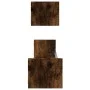 Wall shelves with bars 2 pcs smoked oak 80x16x14 cm by , Shelves and shelves - Ref: Foro24-835441, Price: 31,46 €, Discount: %