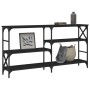 Schwarzer Konsolentisch aus Holzwerkstoff, 150 x 29 x 76,5 cm von , Seitentische - Ref: Foro24-835469, Preis: 73,82 €, Rabatt: %