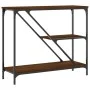 Oak brown engineered wood console table 88.5x30x75 cm by , Side tables - Ref: Foro24-835483, Price: 48,57 €, Discount: %