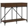 Oak brown engineered wood console table 100x39x78.5 cm by , Side tables - Ref: Foro24-835488, Price: 64,87 €, Discount: %