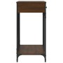 Oak brown engineered wood console table 100x39x78.5 cm by , Side tables - Ref: Foro24-835488, Price: 65,67 €, Discount: %