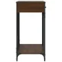 Oak brown engineered wood console table 100x39x78.5 cm by , Side tables - Ref: Foro24-835488, Price: 64,87 €, Discount: %