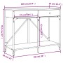 Oak brown engineered wood console table 100x39x78.5 cm by , Side tables - Ref: Foro24-835488, Price: 65,67 €, Discount: %