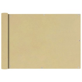 Balkonmarkise Oxfordstoff 75x600 cm beige von vidaXL, Sonnenschirme - Ref: Foro24-42333, Preis: 24,50 €, Rabatt: %