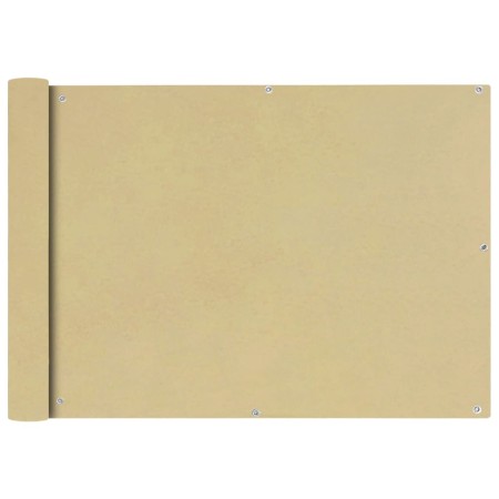 Balkonmarkise Oxfordstoff 75x600 cm beige von vidaXL, Sonnenschirme - Ref: Foro24-42333, Preis: 24,50 €, Rabatt: %