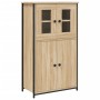 Aparador alto madera contrachapada roble Sonoma 62x32x106,5 cm de , Aparadores - Ref: Foro24-834206, Precio: 103,48 €