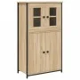 Aparador alto madera contrachapada roble Sonoma 62x32x106,5 cm de , Aparadores - Ref: Foro24-834206, Precio: 102,02 €, Descue...