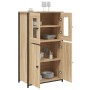 Aparador alto madera contrachapada roble Sonoma 62x32x106,5 cm de , Aparadores - Ref: Foro24-834206, Precio: 103,48 €