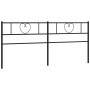 Kopfteil aus schwarzem Metall, 200 cm von , Kopf- und Fußteile - Ref: Foro24-355501, Preis: 33,61 €, Rabatt: %
