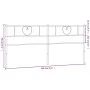 Kopfteil aus schwarzem Metall, 200 cm von , Kopf- und Fußteile - Ref: Foro24-355501, Preis: 32,61 €, Rabatt: %