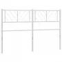 Kopfteil aus weißem Metall, 135 cm von , Kopf- und Fußteile - Ref: Foro24-372260, Preis: 29,68 €, Rabatt: %
