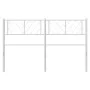 Cabecero de metal blanco 135 cm de , Cabeceros y pies de cama - Ref: Foro24-372260, Precio: 29,68 €, Descuento: %